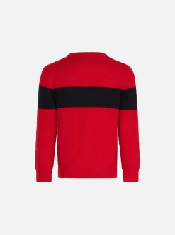 Jungenpullover mit Cortina-Stickerei