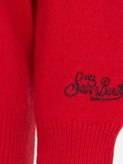 Jungenpullover mit Cortina-Stickerei