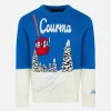 Jungenpullover mit Courmayeur-Jacquard-Print