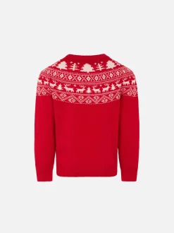 Jungenpullover mit norwegischem Aufdruck von Saint Barth