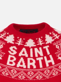 Jungenpullover mit norwegischem Aufdruck von Saint Barth