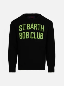 Jungenpullover mit St. Barth Bob Club-Aufdruck