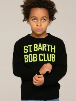 Jungenpullover mit St. Barth Bob Club-Aufdruck