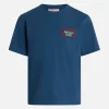 Jungen-T-Shirt aus Baumwolljersey Portofino Jr mit Per Hobby Faccio Guai-Stickerei | INSULTI LUMINOSI SONDEREDITION