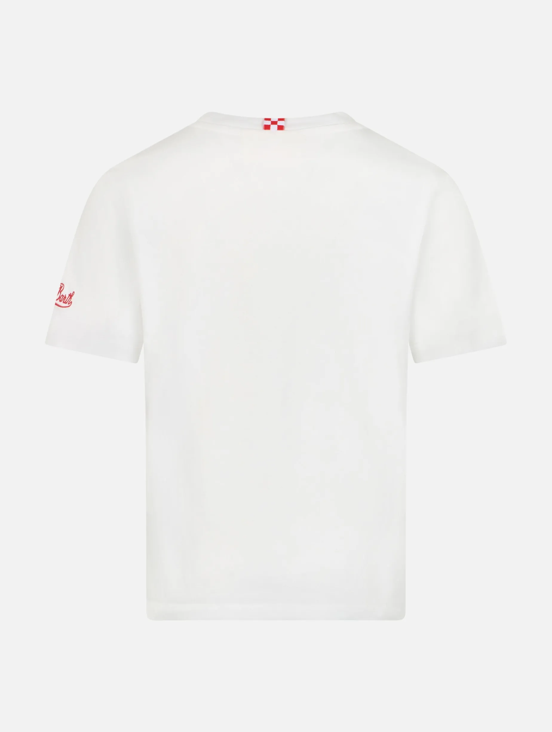 Jungen-T-Shirt aus Baumwolljersey Portofino Jr mit „Forte dei Drammi“-Stickerei | INSULTI LUMINOSI SONDEREDITION