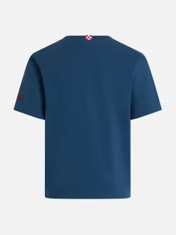 Jungen-T-Shirt aus Baumwolljersey Portofino Jr mit Per Hobby Faccio Guai-Stickerei | INSULTI LUMINOSI SONDEREDITION