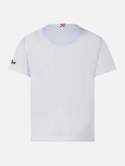 Jungen-T-Shirt mit aufgedruckter Bandana-Tasche
