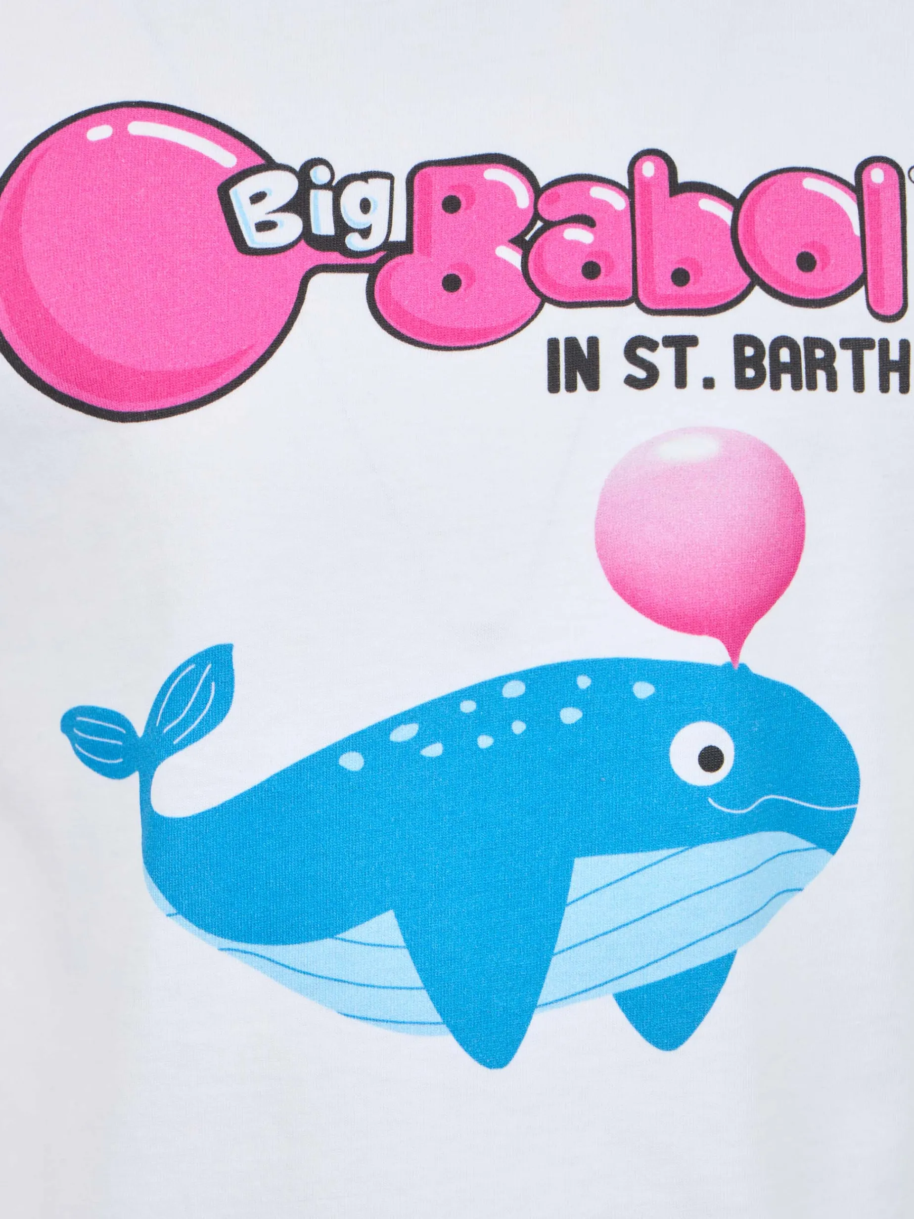 Jungen-T-Shirt mit platziertem Big-Babol-Wal-Aufdruck | GROSSE BABOL-SONDERAUSGABE