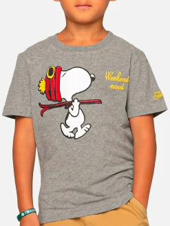 Jungen-T-Shirt mit Snoopy-Aufdruck und Stickerei | SNOOPY – PEANUTS™ SONDEREDITION