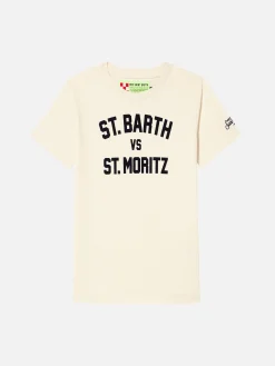 Jungen-T-Shirt mit St. Barth vs. St. Moritz