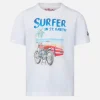 Jungen-T-Shirt mit Surfer-Print