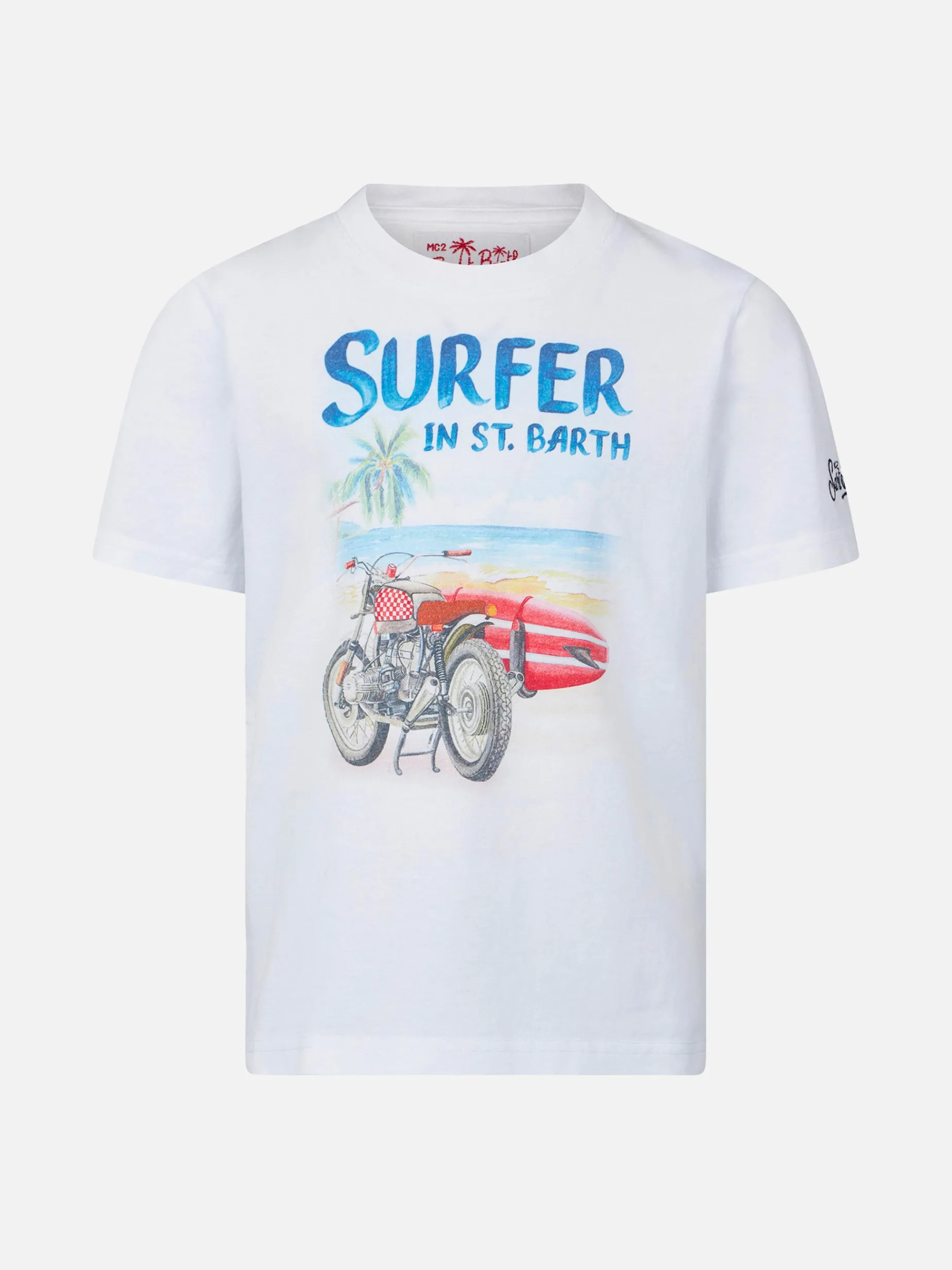 Jungen-T-Shirt mit Surfer-Print