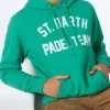 Kapuzenpullover aus Baumwolle mit St. Barth Padel Team-Aufdruck