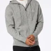 Kapuzenpullover Notting aus graumelierter Lambswool für Herren
