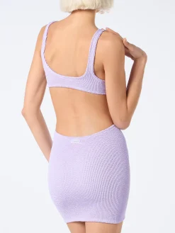 Kim-Kleid mit Crinkle-Ausschnitt für Damen