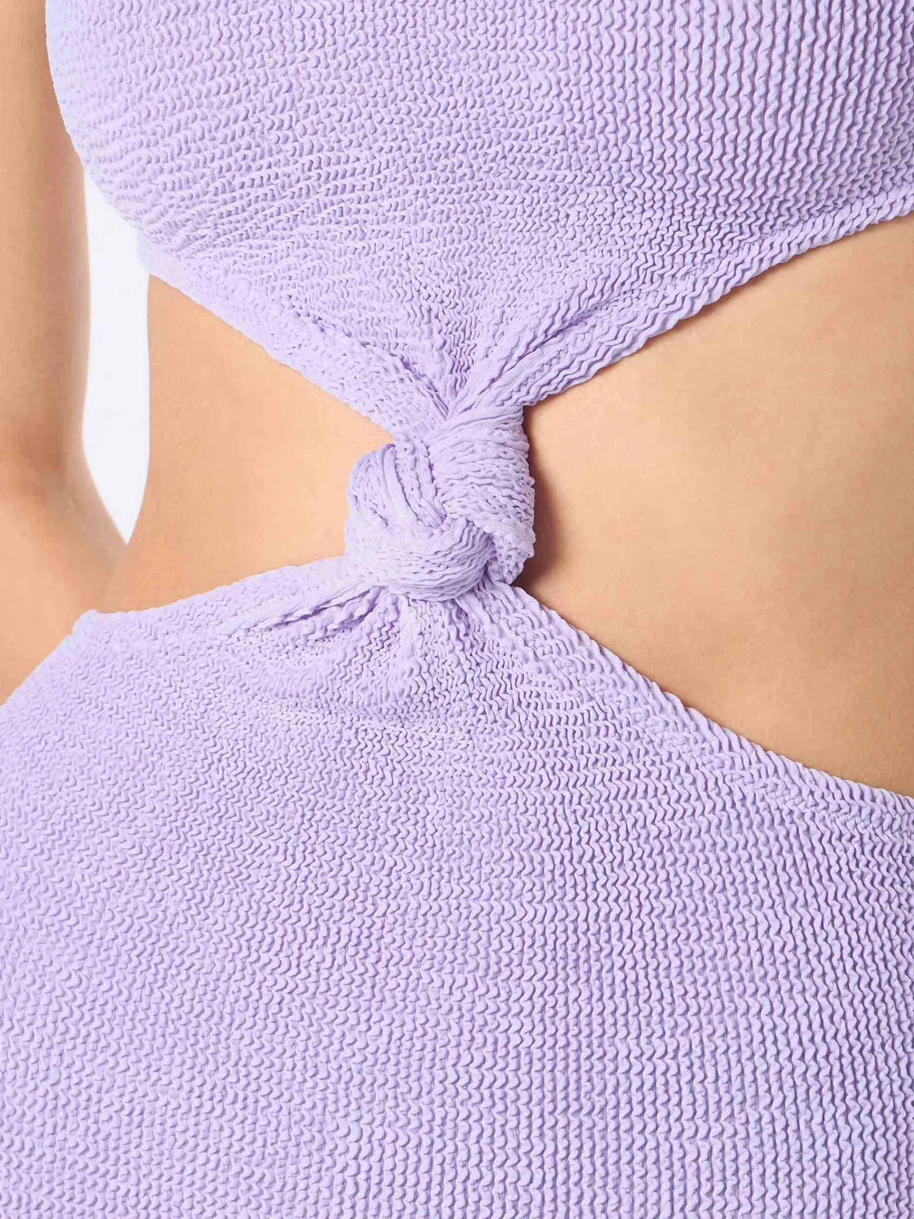Kim-Kleid mit Crinkle-Ausschnitt für Damen