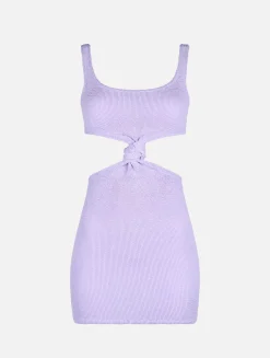 Kim-Kleid mit Crinkle-Ausschnitt für Damen