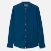 Kinderhemd aus Denim-Leinen