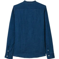 Kinderhemd aus Denim-Leinen