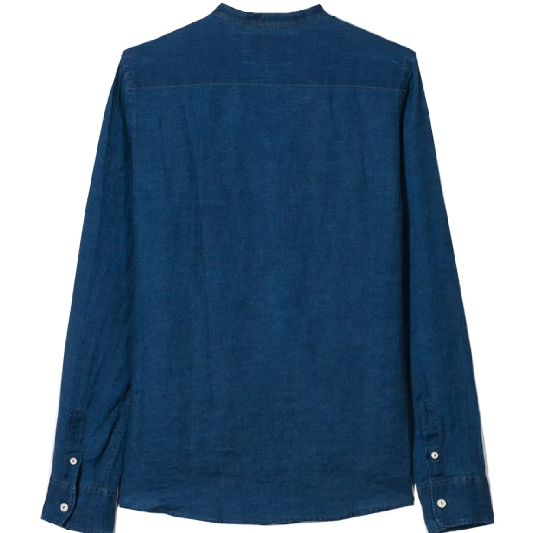 Kinderhemd aus Denim-Leinen