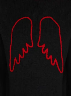 Kinderpullover mit Luzifer-Stickerei