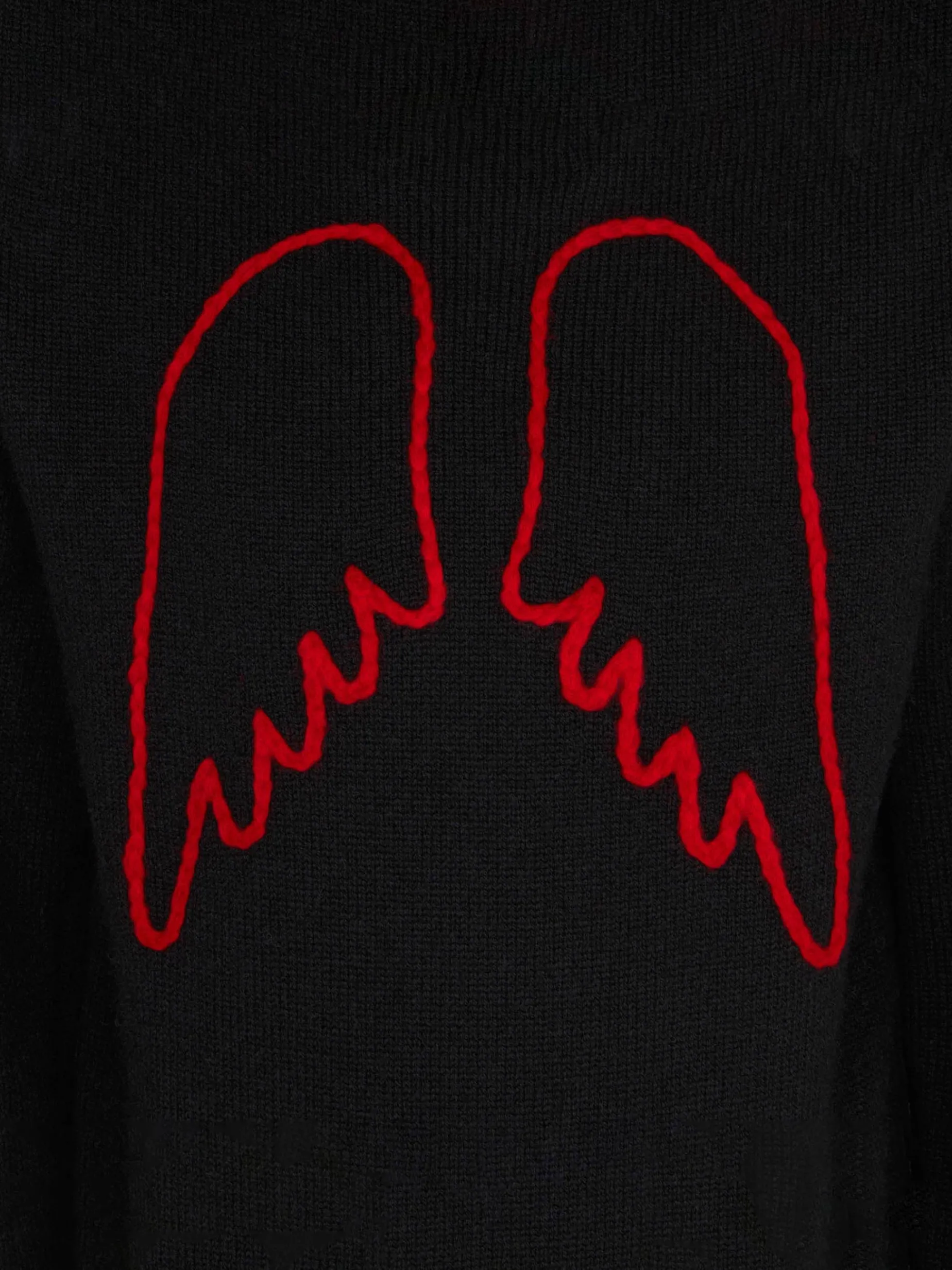 Kinderpullover mit Luzifer-Stickerei