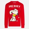 Kinderpullover mit Rundhalsausschnitt und weihnachtlichem Snoopy-Aufdruck | SNOOPY – PEANUTS™ SONDEREDITION
