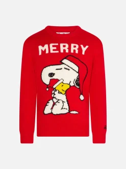 Kinderpullover mit Rundhalsausschnitt und weihnachtlichem Snoopy-Aufdruck | SNOOPY – PEANUTS™ SONDEREDITION