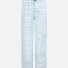 Kinder-Pyjamahose mit Pied-de-Poule-Print
