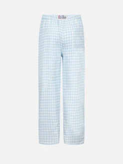 Kinder-Pyjamahose mit Pied-de-Poule-Print