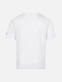 Kinder-T-Shirt Alex aus cremefarbenem Leinenjersey