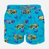 Klassische Badeshorts für Jungen mit Tauchermasken-Aufdruck