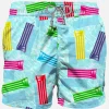 Klassische Herren-Badeshorts mit Aufdruck