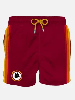 Klassische Herren-Badeshorts mit AS ROMA-Aufnäher | AS ROMA SPECIAL EDITION