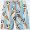 Klassische Herren-Badeshorts mit Cornetto-Print | ALGIDA® SONDEREDITION