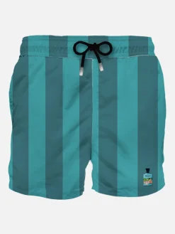 Klassische Herren-Badeshorts mit Portofino-Gin-Patch | PORTOFINO DRY GIN SONDEREDITION