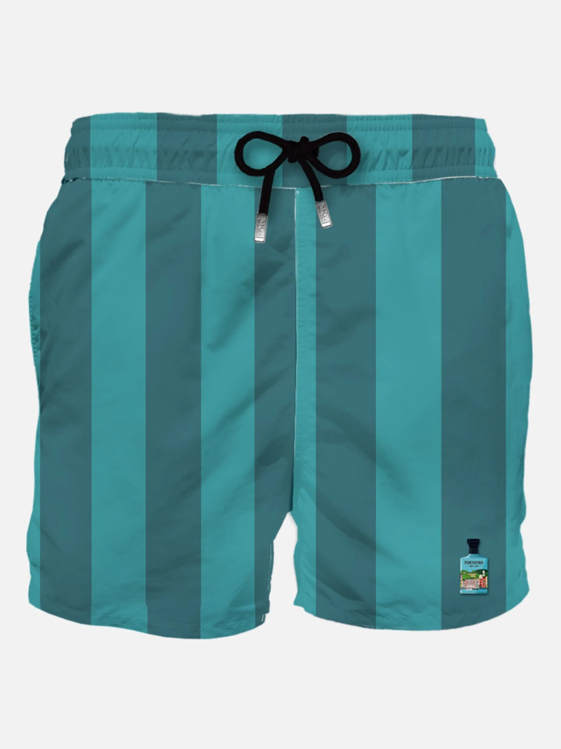 Klassische Herren-Badeshorts mit Portofino-Gin-Patch | PORTOFINO DRY GIN SONDEREDITION