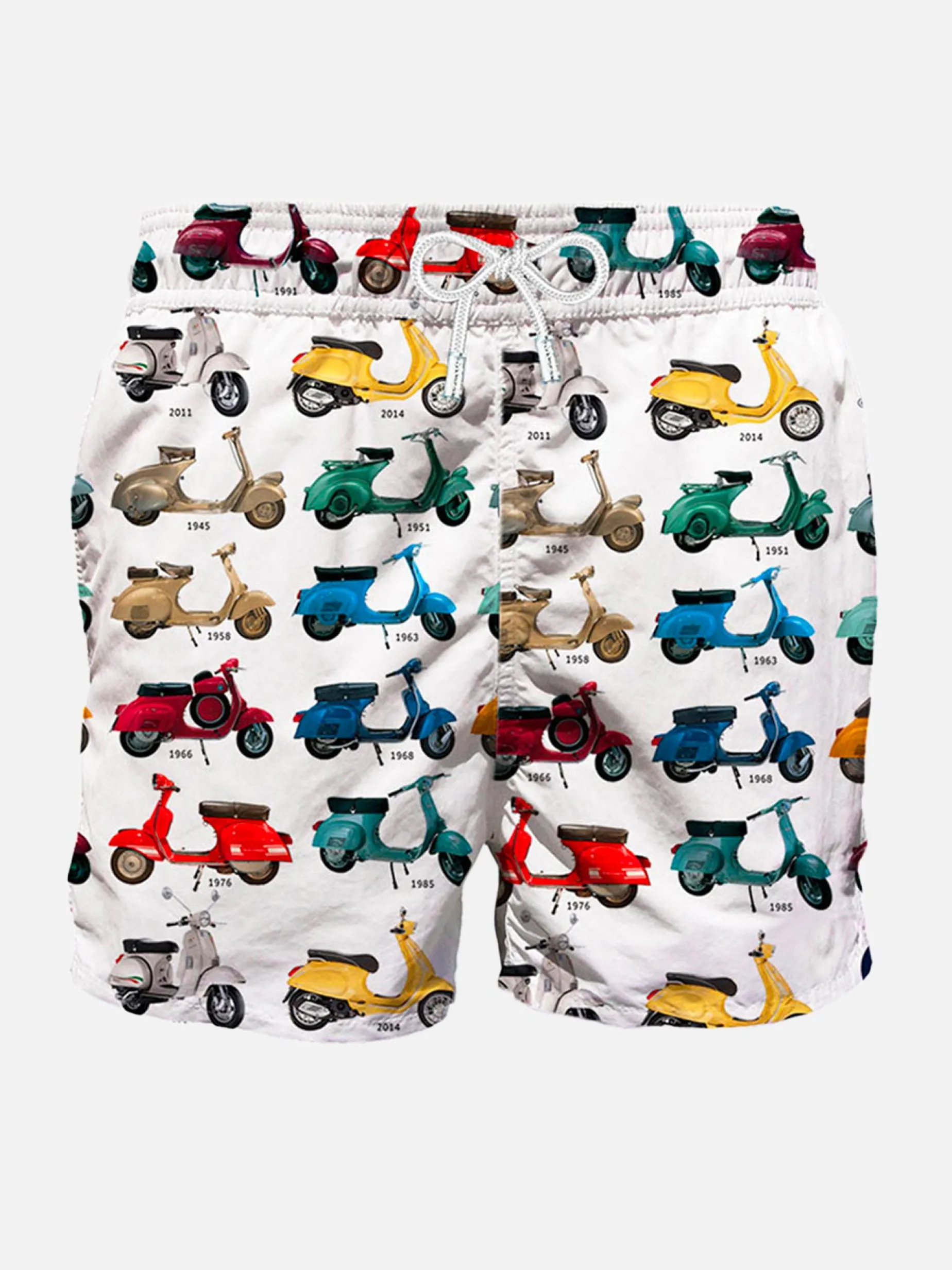 Klassische Herren-Badeshorts mit Vespa®-Aufdruck | VESPA® SONDEREDITION