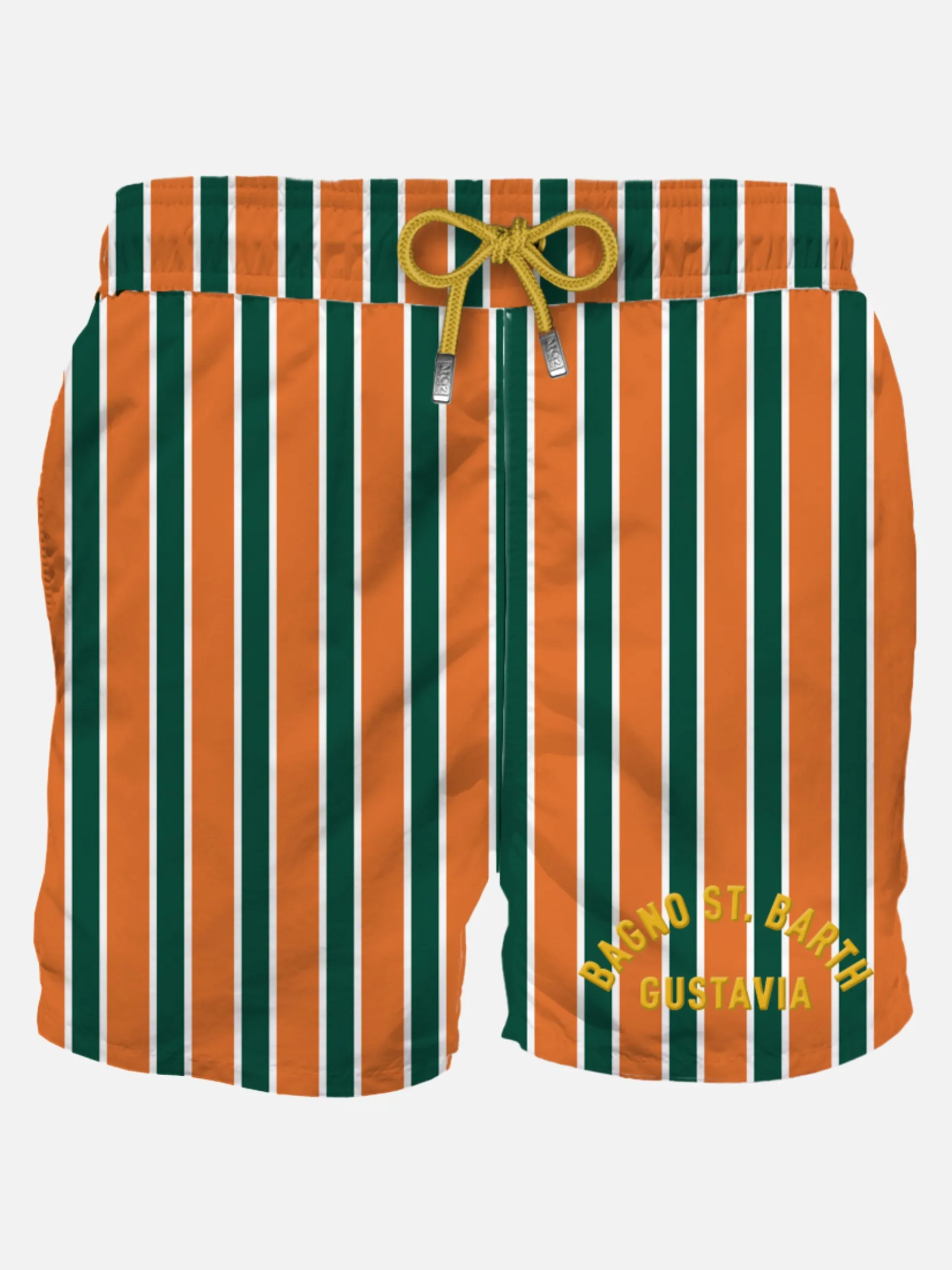 Klassische Herren-Badeshorts mit Stickerei