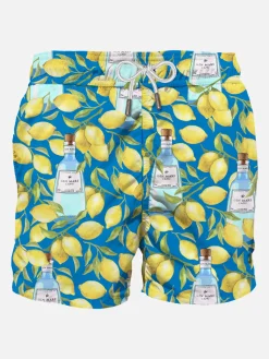 Klassische Herren-Badeshorts mit Zitronen-Print | GIN MARE SONDEREDITION