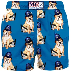 Klassische Herren-Badeshorts mit Aufdruck