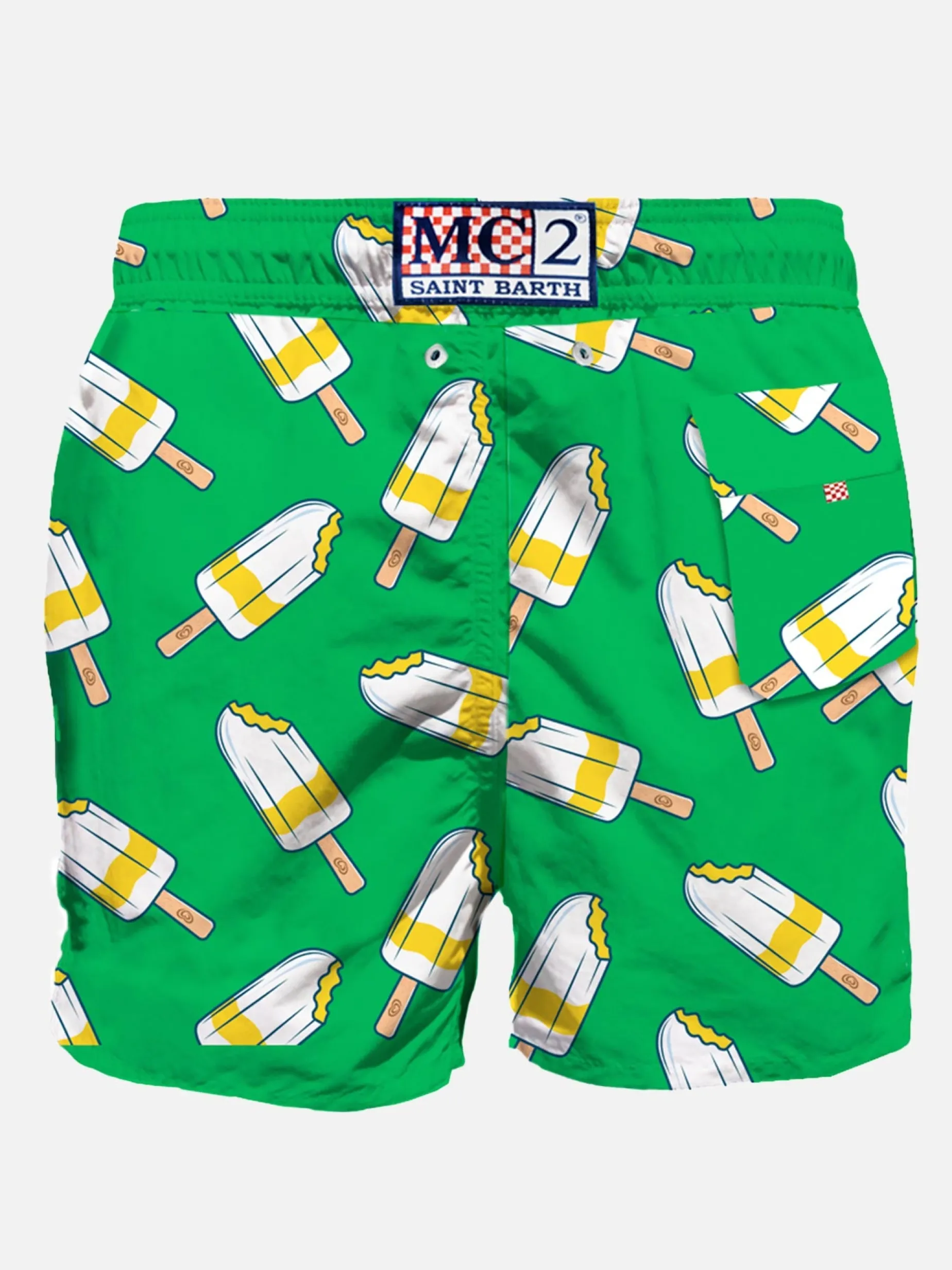 Klassische Herren-Badeshorts mit Lemonissimo-Aufdruck | Algida® Sonderedition