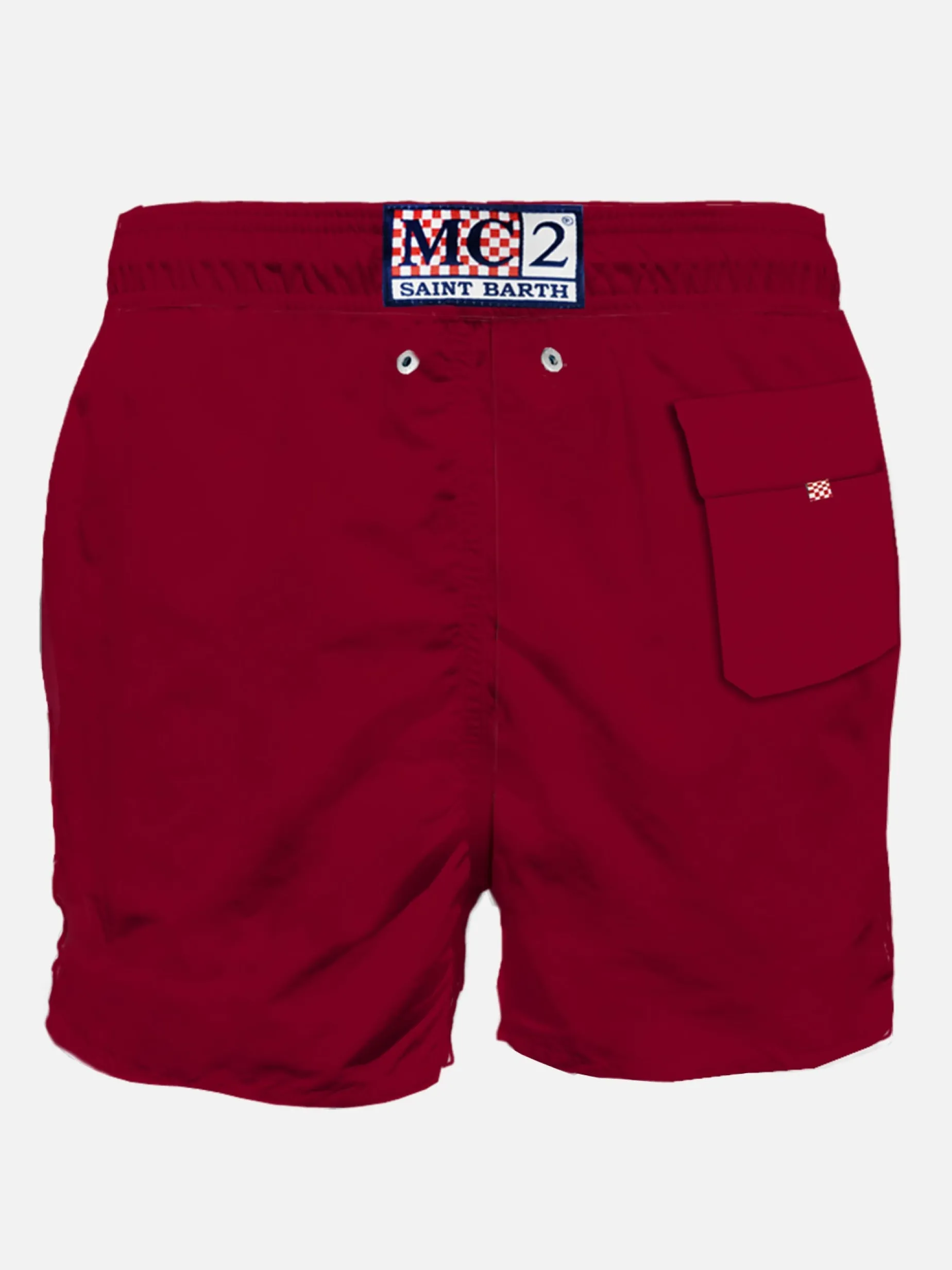 Klassische Herren-Badeshorts mit AS ROMA-Aufnäher | AS ROMA SPECIAL EDITION