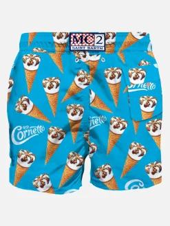 Klassische Herren-Badeshorts mit Algida-Aufdruck | ALGIDA® SONDEREDITION
