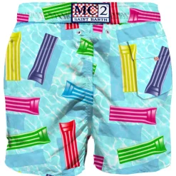 Klassische Herren-Badeshorts mit Aufdruck