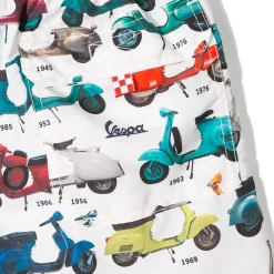 Klassische Herren-Badeshorts mit Vespa®-Aufdruck | VESPA® SONDEREDITION