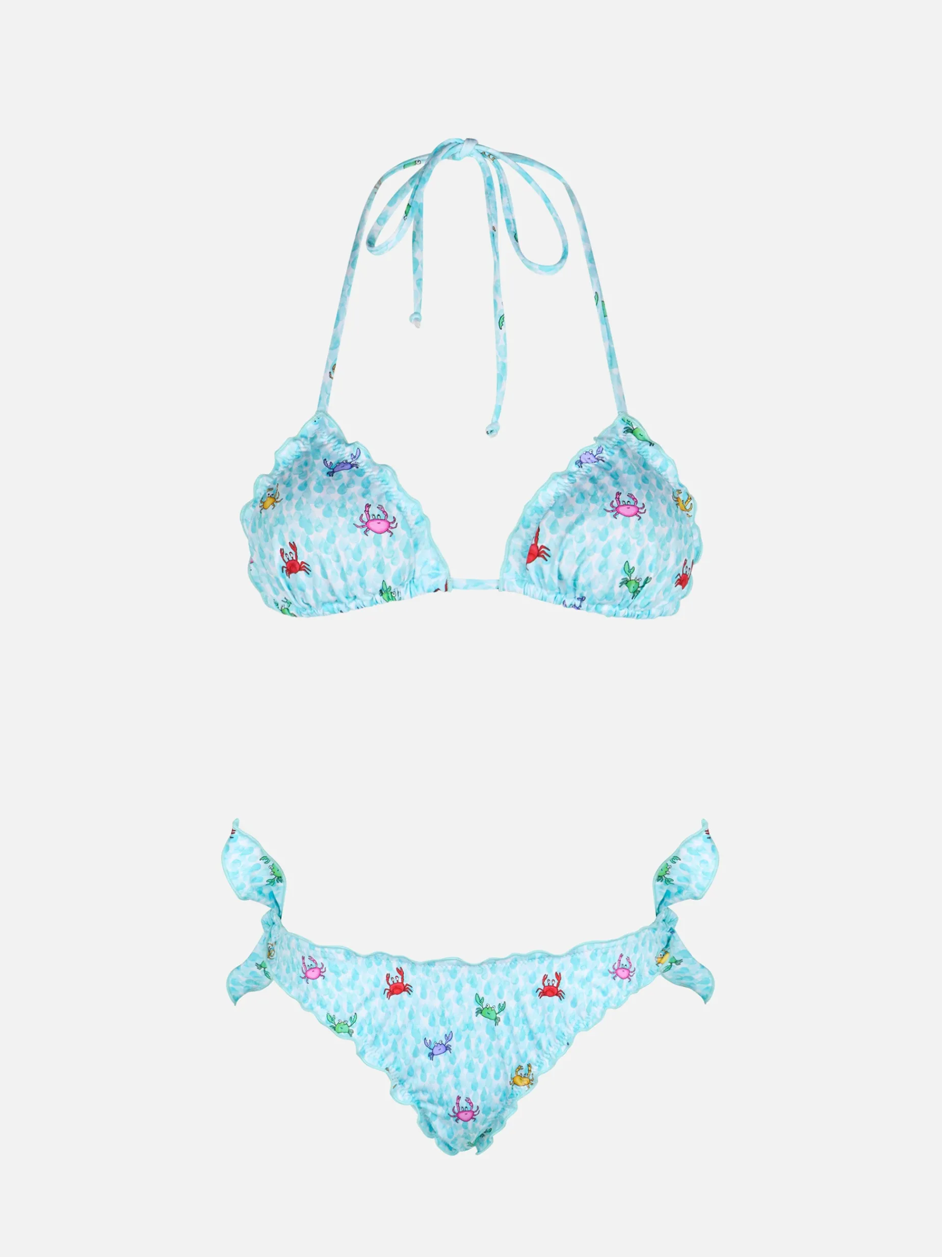 Klassischer Damen-Krabbeldreieck-Bikini Sarius