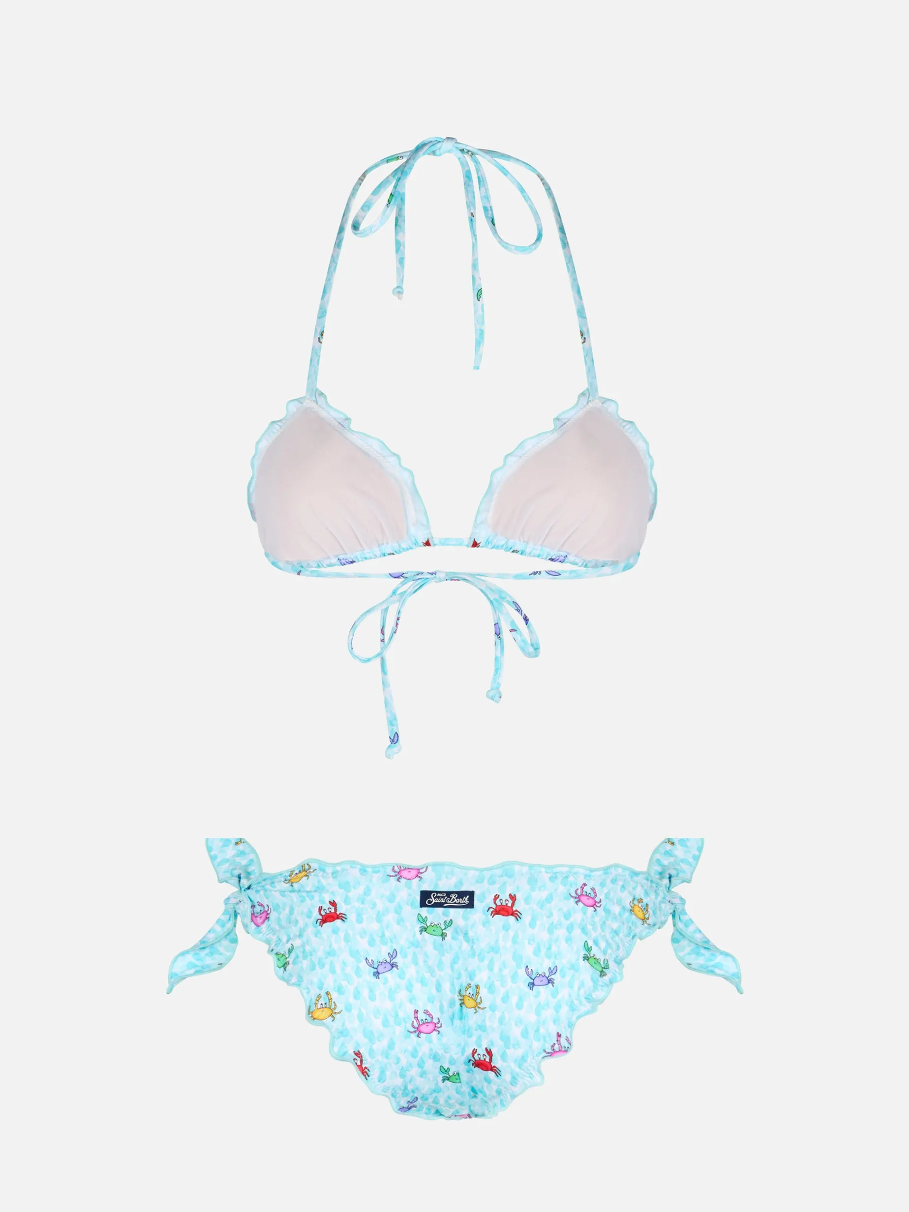 Klassischer Damen-Krabbeldreieck-Bikini Sarius