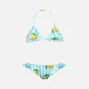 Klassischer Mädchen-Triangel-Bikini Cris mit Zitronenprint