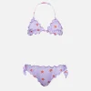 Klassischer Mädchen-Triangel-Bikini Cris mit Seesternen-Print